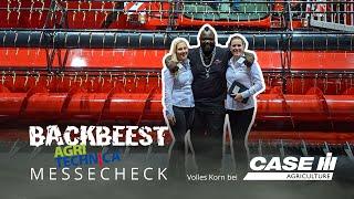 Volles Korn mit dem Case IH Mähdrescher, AFS Harvest | BACKBEEST MESSECHECK mit Keno Veith