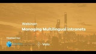 [ClearBox & Valo Webinar] Managing multilingual intranets