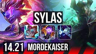 SYLAS vs MORDEKAISER (TOP) | 6 solo kills | EUW Master | 14.21