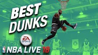 Best dunks in NBA LIVE 18 #1