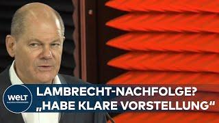 LAMBRECHT LEGT NIEDER: Olaf Scholz kündigt rasche Klärung der Nachfolge an