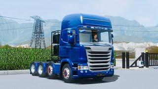 Scania Truck Refuelling | Day & Night Road View | Truckers of Europe 3 | OmioXGaming