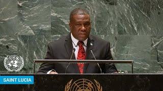  Saint Lucia - External Affairs Minister Addresses United Nations General Debate, 79th Session