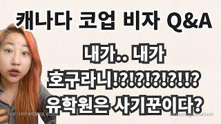 캐나다 코업 질문 - 캐나다코업비자는 호구만 가는거 ㅉㅉ?