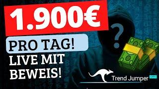 BEWEIS: 1.900€ PRO TAG im Schlaf nur mit deinen Handy! (Passiv Geld verdienen Trendjumper Bot)