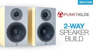 Building 2-Way Stand Mount Speakers with PUNKTKILDE Drivers - by SoundBlab