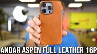 Andar Aspen Full Grain Leather iPhone 16 Pro