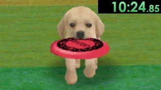 I tried speedrunning Nintendogs and experienced a bit too much emotional trauma