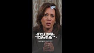 Kamala Harris, Tim Walz address supporters after election loss #shorts #shortnews #kamalaharris