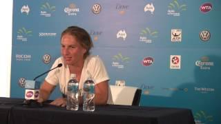 Svetlana Kuznetsova Second Round Press Conference: Apia International Sydney 2013