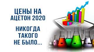 Цена на ацетон в 2020 году