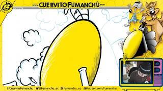 Dibujando EL CUERVITO FUMANCHU 44