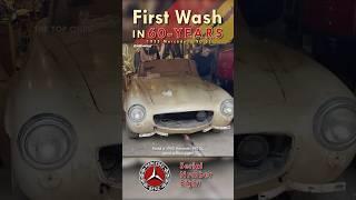 Abandoned Mercedes 190SL Gets First Wash in 60 Years! | Stunning Car Restoration & Detailing