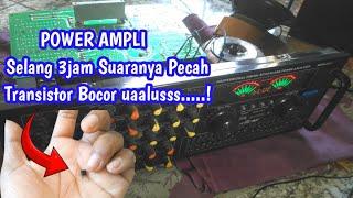 cara memperbaiki amplifier suara serak sebelah