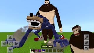 NEW Shin Sonic vs Titan Beast Mod ADDON UPDATE in MINECRAFT PE