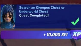 Where to Find OLYMPUS CHEST in Fortnite | Search and Olympus Chest or Underworld Chest | Kickstart