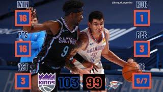 Gabriel Deck | NBA Highlights | Oklahoma City Thunder - Sacramento Kings