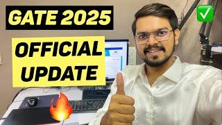  (OFFICIAL) UPDATE by GATE 2025 IIT Roorkee