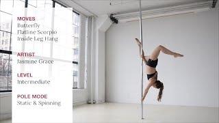 Intermediate Pole Dance Combo Tutorial