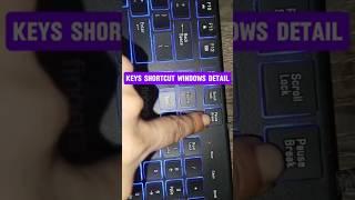 windows +pause break  #windows #keyboard #tricks #shorts