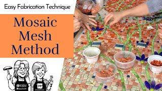 Mosaic Mesh Mosaic Method, Easy Mosaic Fabrication Technique