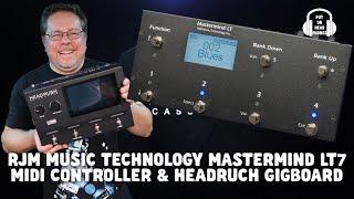 RJM MUSIC TECHNOLOGY MASTERMIND LT7 MIDI CONTROLLER & HEADRUSH