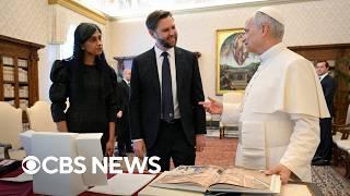 Watch: JD Vance and Pope Leo XIV meet at Vatican after inaugural Mass
