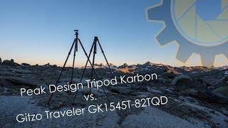 Peak Design Tripod Karbon gegen das Gitzo GK1545T-82TQD / welches Stativ ist besser...