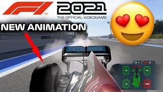 This NEW PUNCTURE ANIMATION Is Extreme Realistic! F1 2021 Game