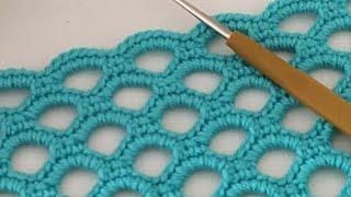 Summer Crochet Easy Sawing Pattern For Beginners/ shawl, scarf, blouse, curtain,cushion #diy