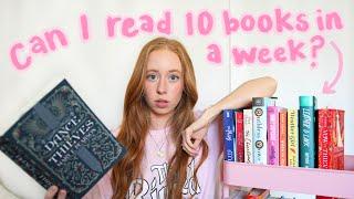 I tried to read my ENTIRE June TBR in one week  to get out of a reading slump...