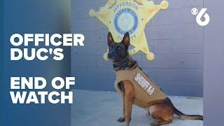 End of Watch: K-9 Duc remembered for his legacy of service
