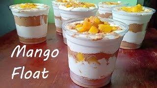 Mango Graham Float In a Cup Recipe  | How to make Graham float in a cup Recipe