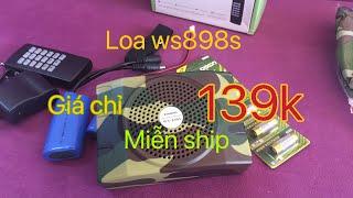 Loa gọi mồi,loa bẫy chim Bluetooth ws898s | call:0968087873