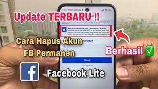 Cara Menghapus Akun Facebook Lite Permanen