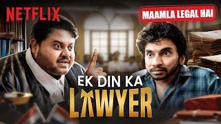 @iamchotemiyan Becomes a Lawyer for ONE DAY! Ft. @RVCJMedia | Netflix India