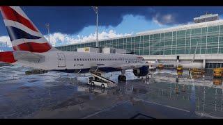 XP12.1.0 beta3 A320 NEO EURO OPS MUNICH-MANCHESTER #xplane12