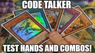 HOW TO PLAY A CODE TALKER DECK! TEST HANDS AND COMBOS! (AUGUST 2020) YUGIOH!