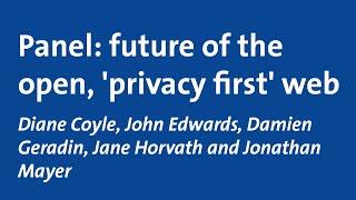 Future of the open, 'privacy first' web | Panel discussion at the CMA DaTA Conference 2022