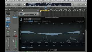 LOGIC X plugin LINEAR PHASE EQ  test and review