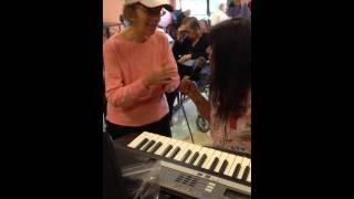 power of music-alzheimer patients dancing to "rockin robin" as I sing and play