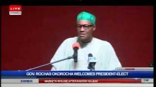 We Will Tackle Insecuirty And Corruption As Quickly As We Can - Buhari 07/04/15