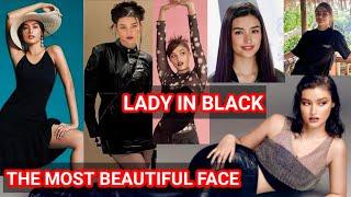 #lizquen, The Most Beautiful Face in Black Outfit.