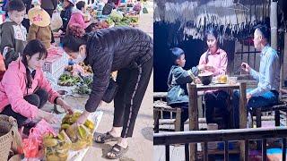 Single mother and son pick star fruit to sell, prepare to welcome the new year 2025 with a kind man