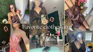 whats in my closet// fav clothes atm//try on haul