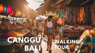 Walking Tour CANGGU Bali  | Echo Beach, La Brisa Sunday Market, Batu Bolong Street Bali 2024