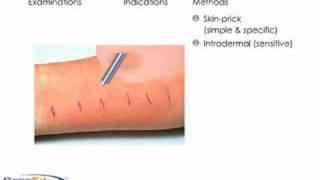 Pin prick allergy testing