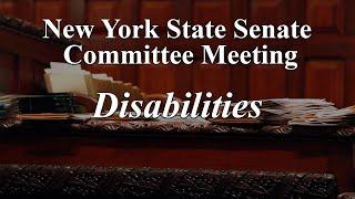 Senate Standing Committee on Disabilities - 03/04/2025