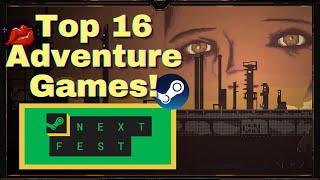 The Best Next Fest Adventure Games | Steam Festival Adventure Games coming 2021 & 2022 | YakWaxLips