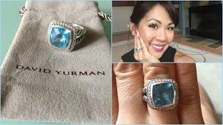 David Yurman Albion ring review (blue topaz)